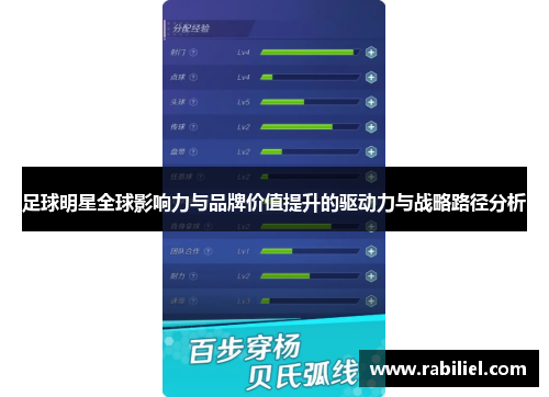 足球明星全球影响力与品牌价值提升的驱动力与战略路径分析